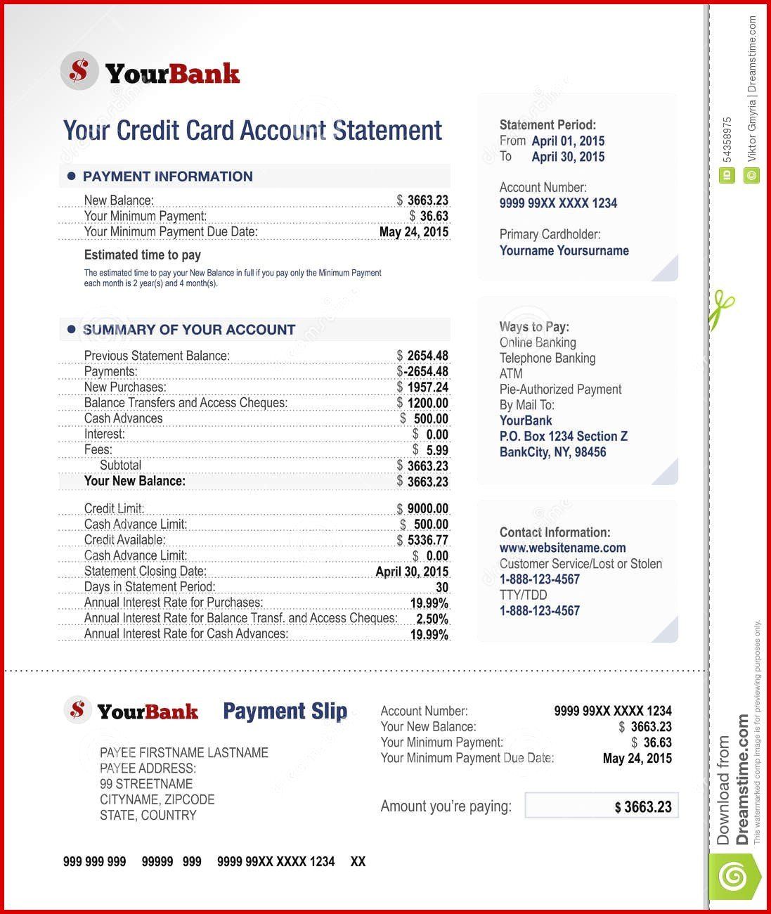 create fake bank statement template suntrust